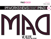 Tablet Screenshot of maddesign.com